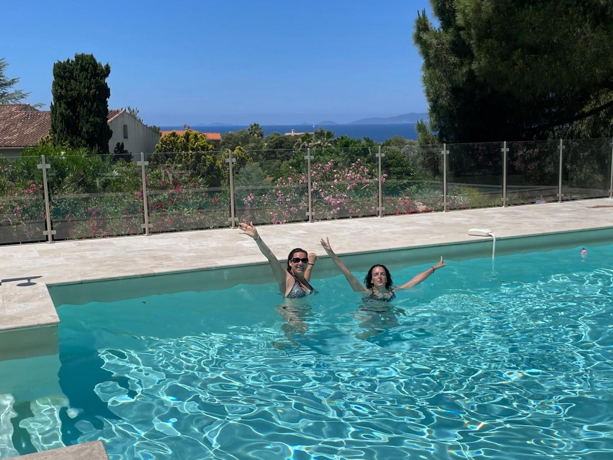 Corsicadream Arone Superbe Appartement Dans Villa, Vue Panoramique Mer, Piscine, Proche Porticcio Pietrosella Esterno foto