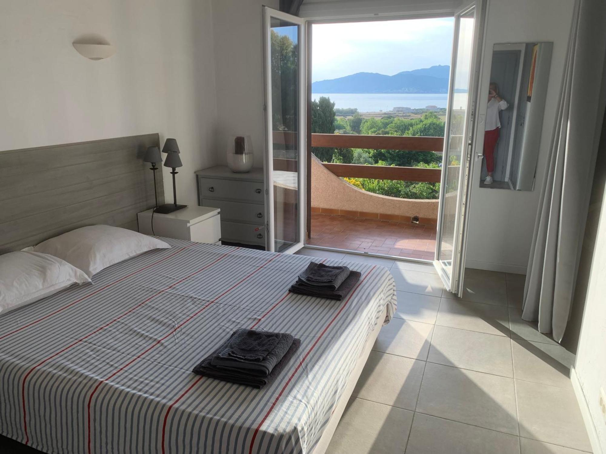 Corsicadream Arone Superbe Appartement Dans Villa, Vue Panoramique Mer, Piscine, Proche Porticcio Pietrosella Esterno foto